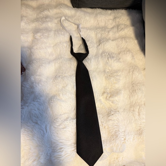 Other - New Unisex Kids Black Tie with Elastic Band One Size Fits Most Fits All